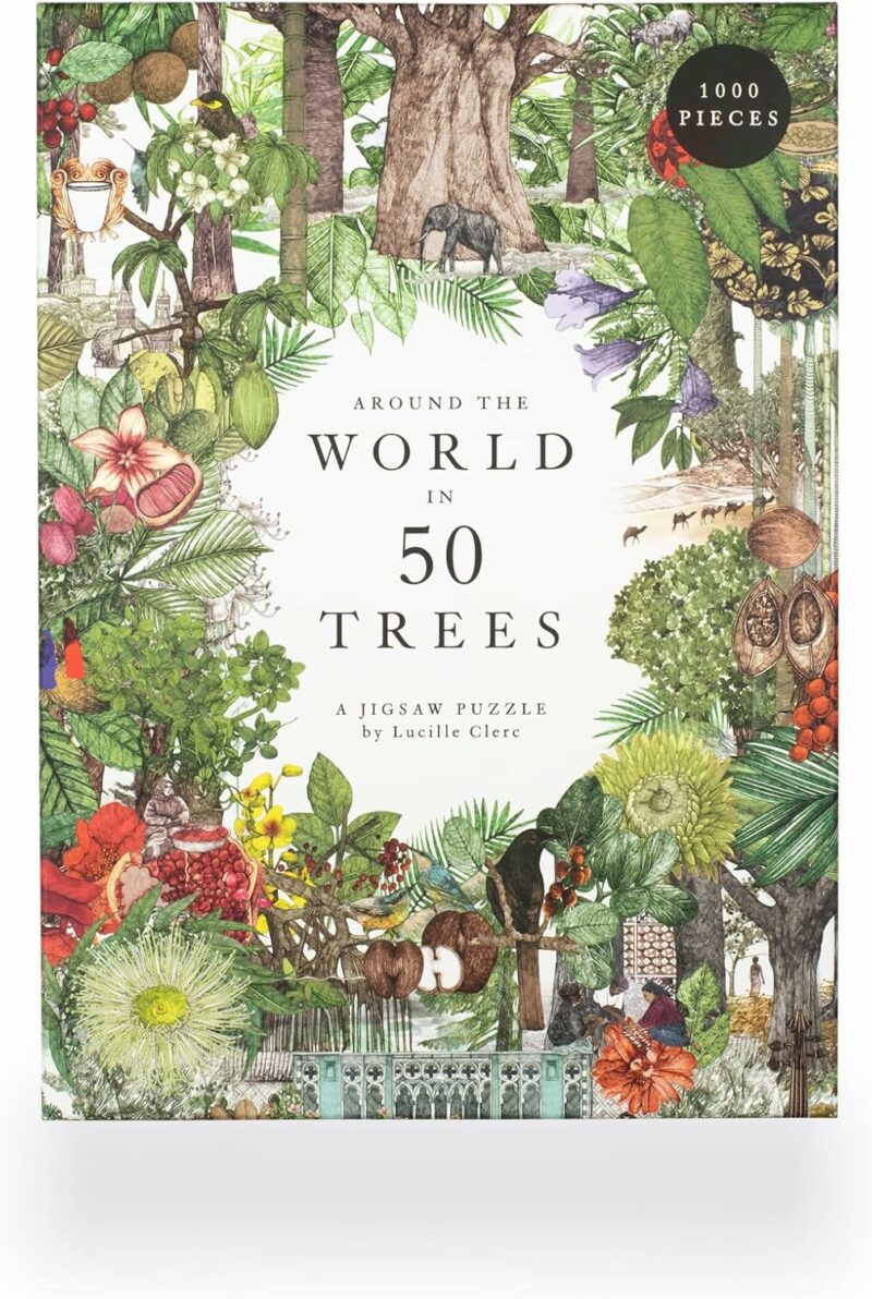 AROUND THE WORLD IN 50 TREES: A JIGSAW PUZZLE – 1000 PIECES 9780857828965 5408704