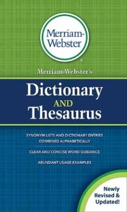 MERRIAM-WEBSTERS DICTIONARY & THESAURUS 9780877792932 5792362