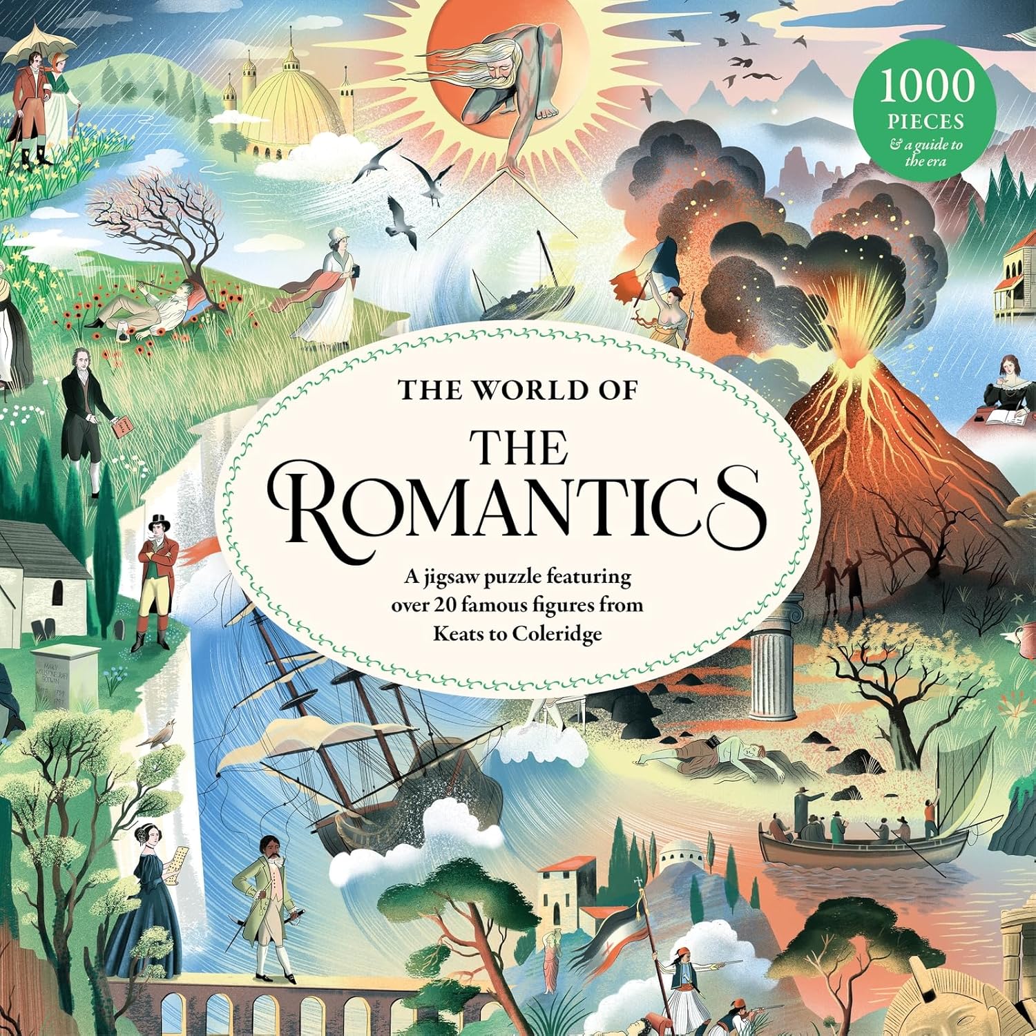 THE WORLD OF THE ROMANTICS - A 1000-PIECE JIGSAW PUZZLE 9781399627825