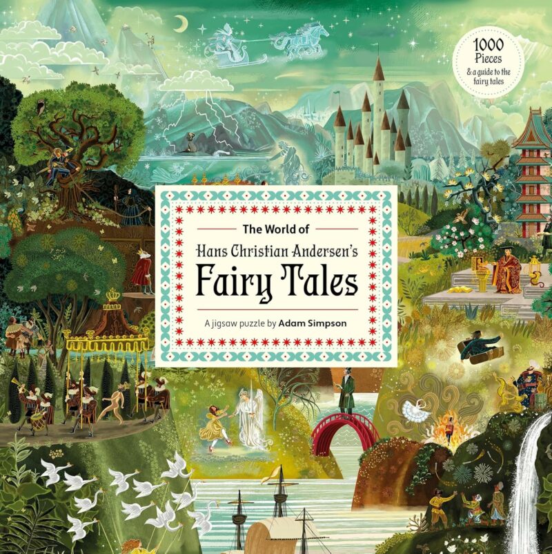 THE WORLD OF HANS CHRISTIAN ANDERSENS FAIRY TALES – A 1000-PIECE JIGSAW PUZZLE BY ADAM SIMPSON 9781399631983 5409406