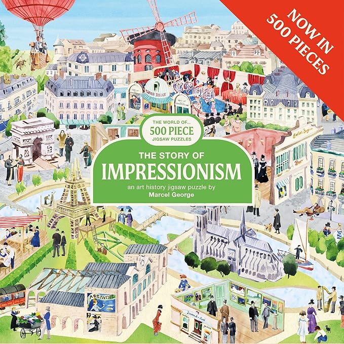 THE STORY OF IMPRESSIONISM: A JIGSAW PUZZLE – 500 PIECES 9781399634632 5409658