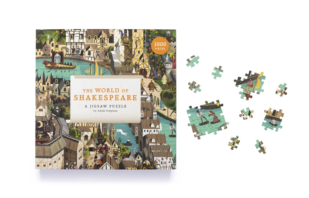 THE WORLD OF SHAKESPEARE : A JIGSAW PUZZLE - 1000 PIECES 9781786274250