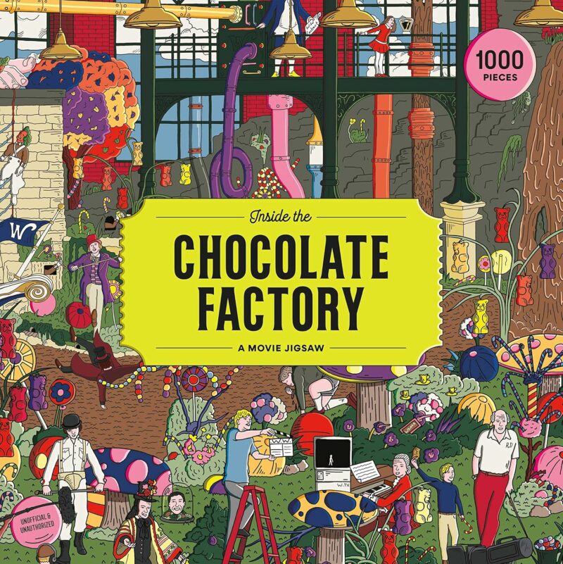 INSIDE THE CHOCOLATE FACTORY: A JIGSAW PUZZLE – 1000 PIECES 9781786278111 5409668