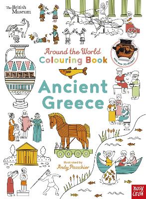BRITISH MUSEUM: AROUND THE WORLD COLOURING: ANCIENT GREECE 9781788001731 5407902