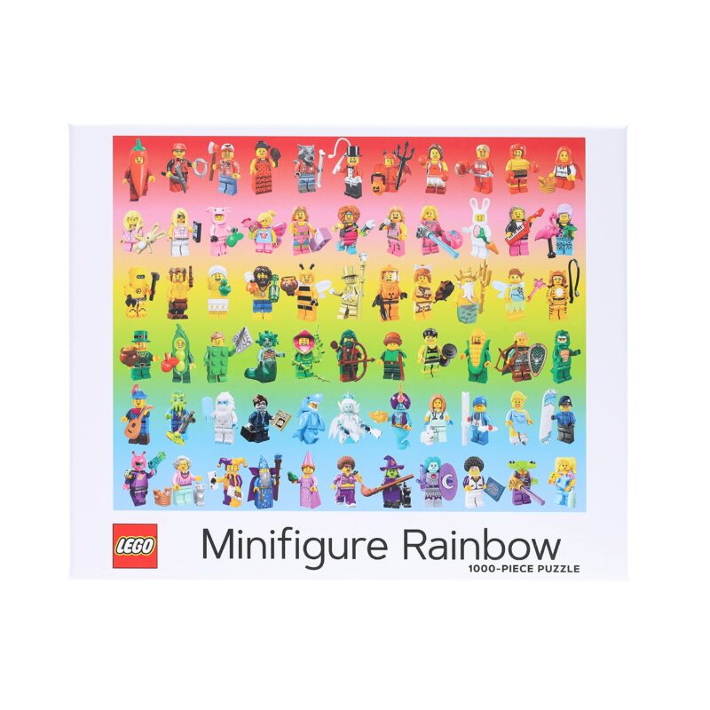 LEGO MINIFIGURE RAINBOW 1000-PIECE PUZZLE 9781797214382