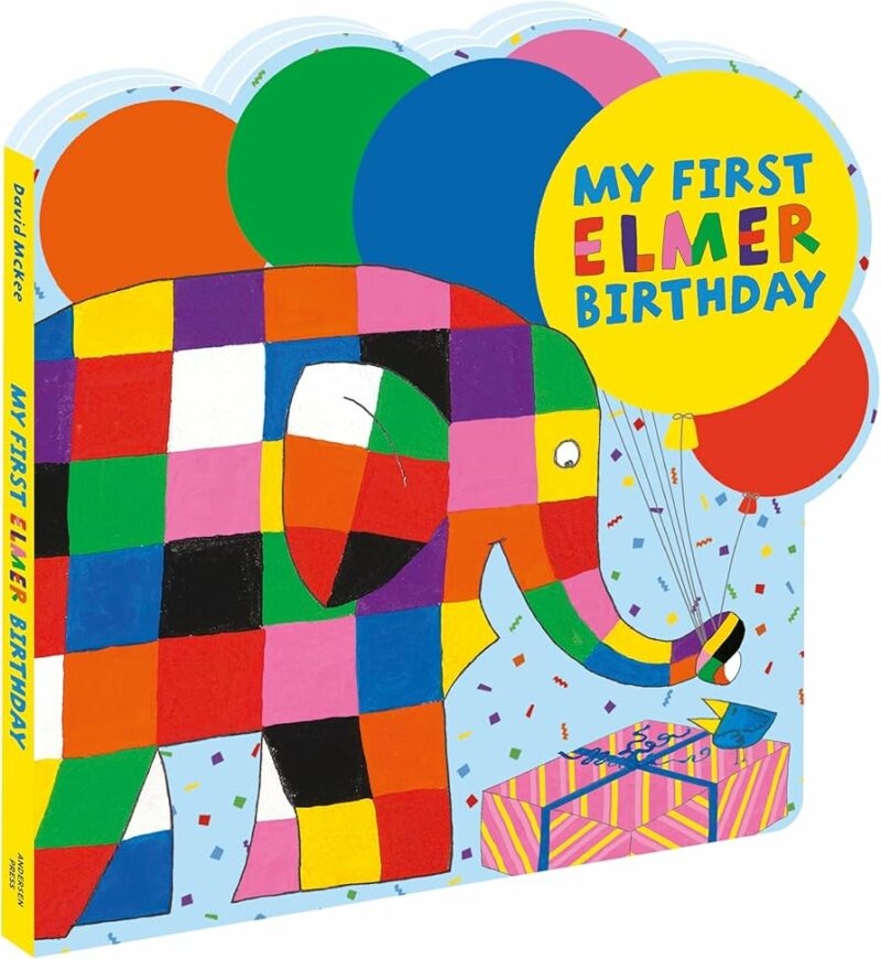 MY FIRST ELMER BIRTHDAY:SHAPED BOARD BOOK:ELMER SHAPED BOARD BOOKS HC 9781839133428