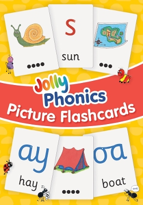 JOLLY PHONICS PICTURE FLASH CARDS : IN PRECURSIVE LETTERS 9781844144334 5797202