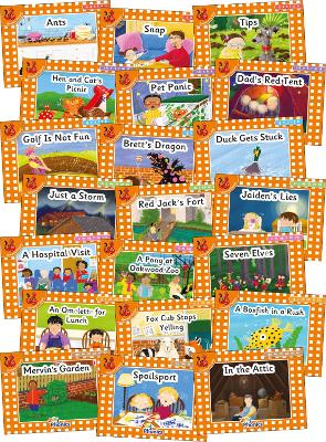 JOLLY PHONICS ORANGE LEVEL READERS COMPLETE SET 9781844145812 5797294