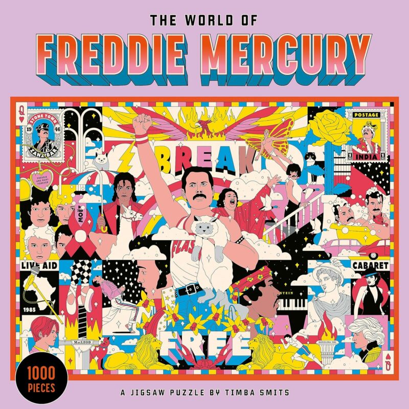 THE WORLD OF FREDDIE MERCURY – A JIGSAW PUZZLE 9781913947583 5408693
