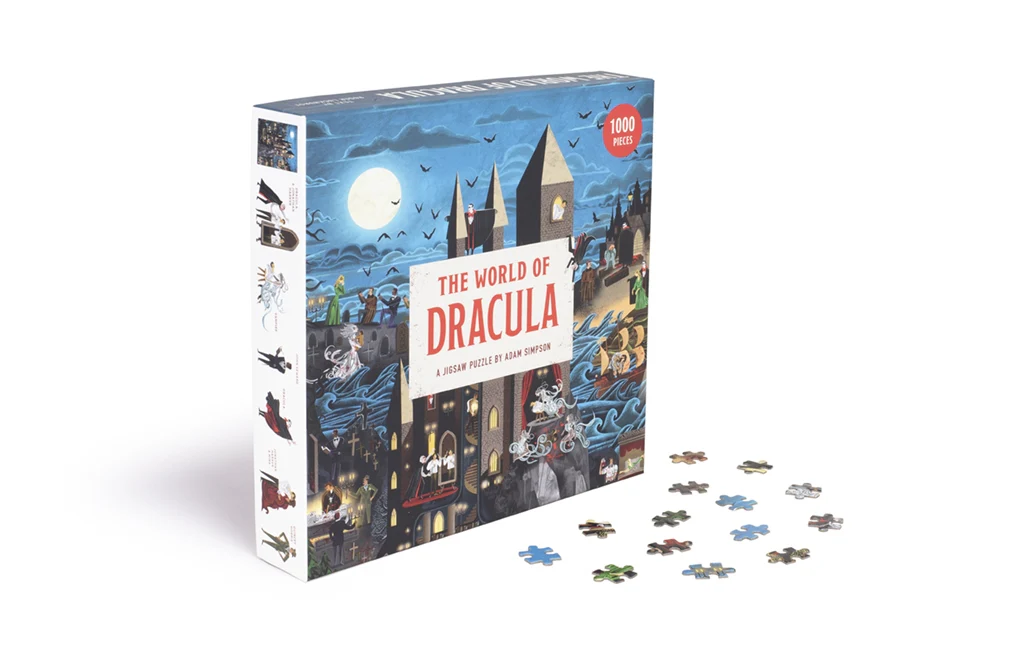 THE WORLD OF DRACULA : A JIGSAW PUZZLE - 1000 PIECES 9781913947774