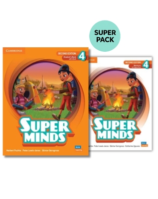 SUPER MINDS 4 SUPER PACK 1 (SB + WB + WORDLIST) 2ND ED 9782026260015 5616512