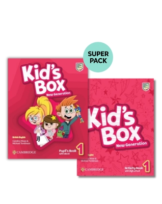 KIDS BOX NEW GENERATION 1 SUPER PACK (SB + WB) 9782026260085 5619051