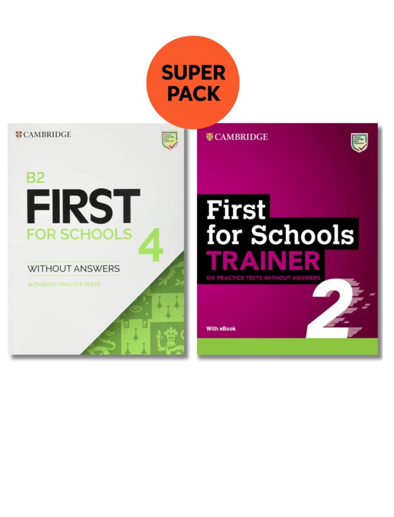 CAMBRIDGE ENGLISH FIRST FOR SCHOOLS SUPER PACK 1 (PRACTICE TEST & TRAINER) 9782026260098 5619254