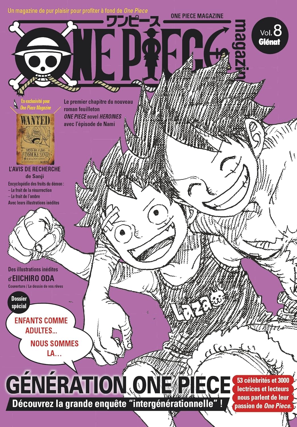 ONE PIECE MAGAZINE - TOME 08 - FRENCH EDITION 9782344043318