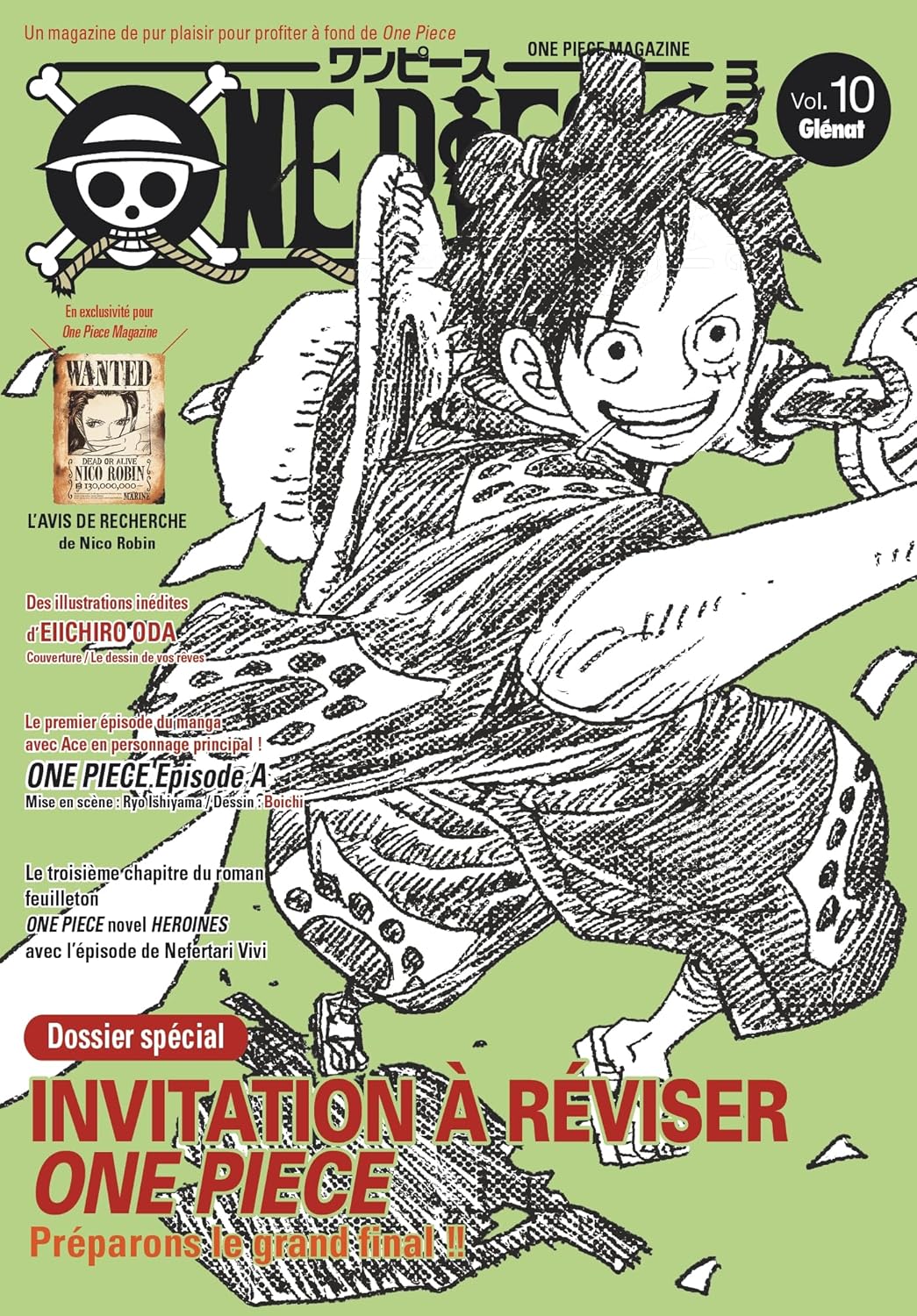 ONE PIECE MAGAZINE - TOME 10 - FRENCH EDITION 9782344051955