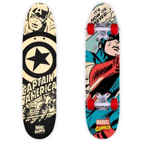 Marvel Avengers Ξύλινο Skateboard 24″ Captain America 6083784