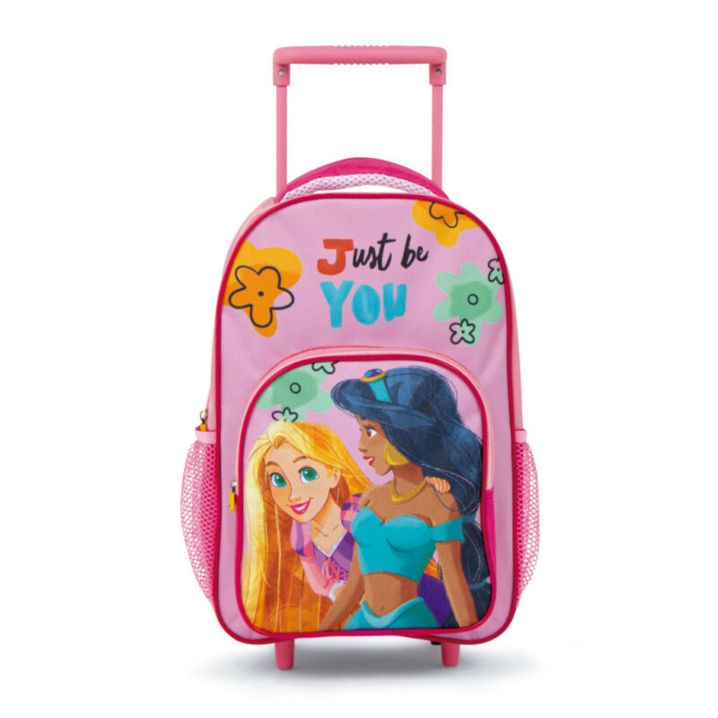 Disney Princess Just You Παιδικό Σακίδιο Πλάτης Τρόλεϊ Νηπιαγωγείου με 2 Θήκες 24×36×12 cm 5873389