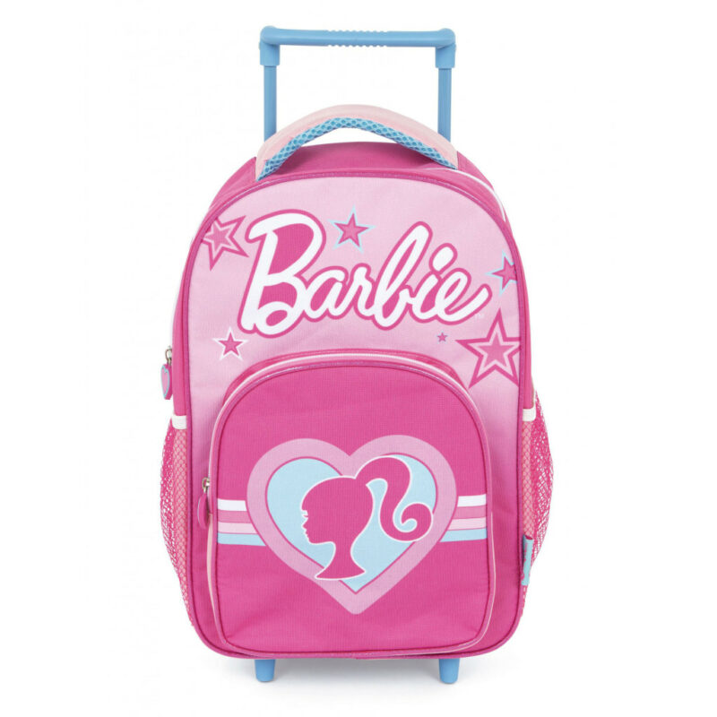 Barbie Star Παιδικό Σακίδιο Πλάτης Τρόλεϊ Νηπιαγωγείου με 2 Θήκες 24×36×12 cm 5873336