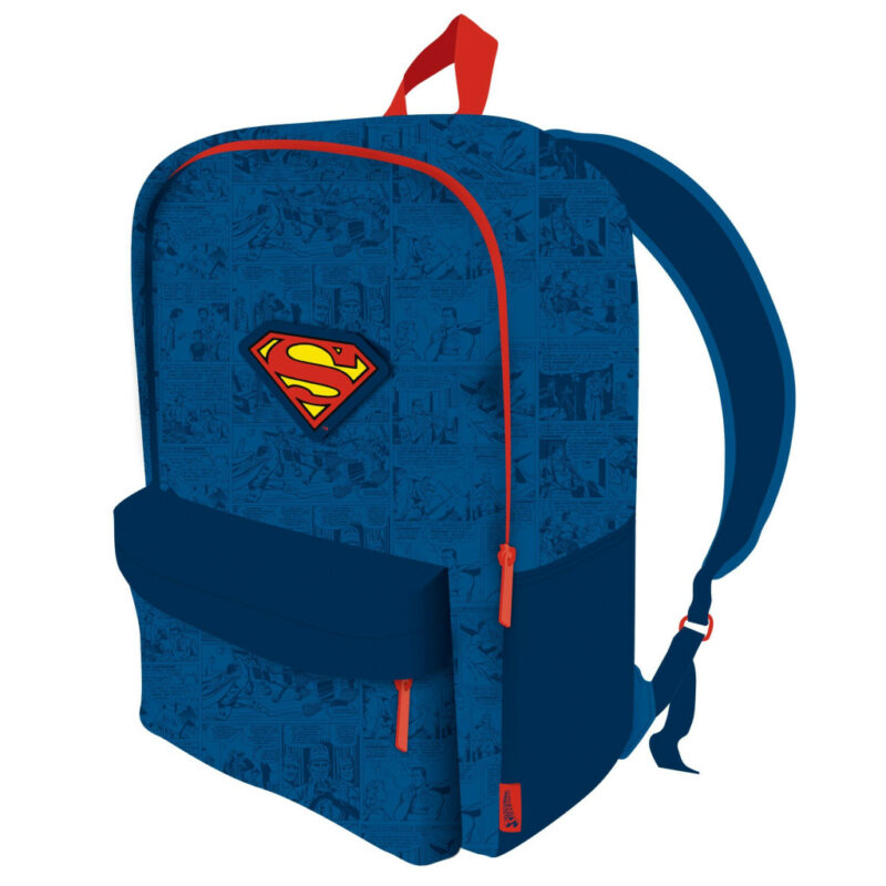 Superman Σχολική Τσάντα Πλάτης με 2 Θήκες 41×31×15 cm 5873279