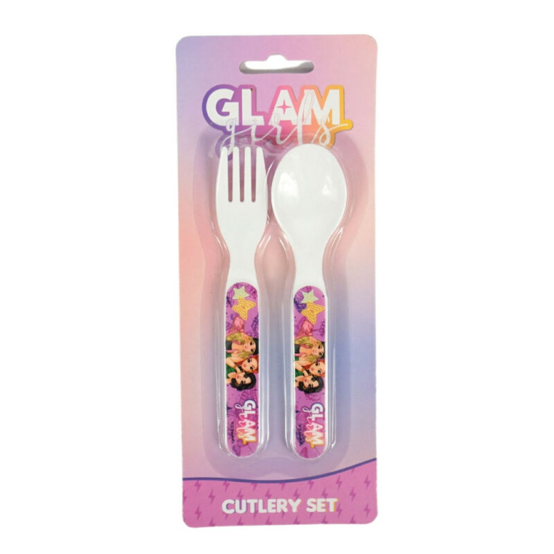 Glam Girls Team Σετ Παιδικών Μαχαιροπίρουνων 2 Τεμαχίων 5884507