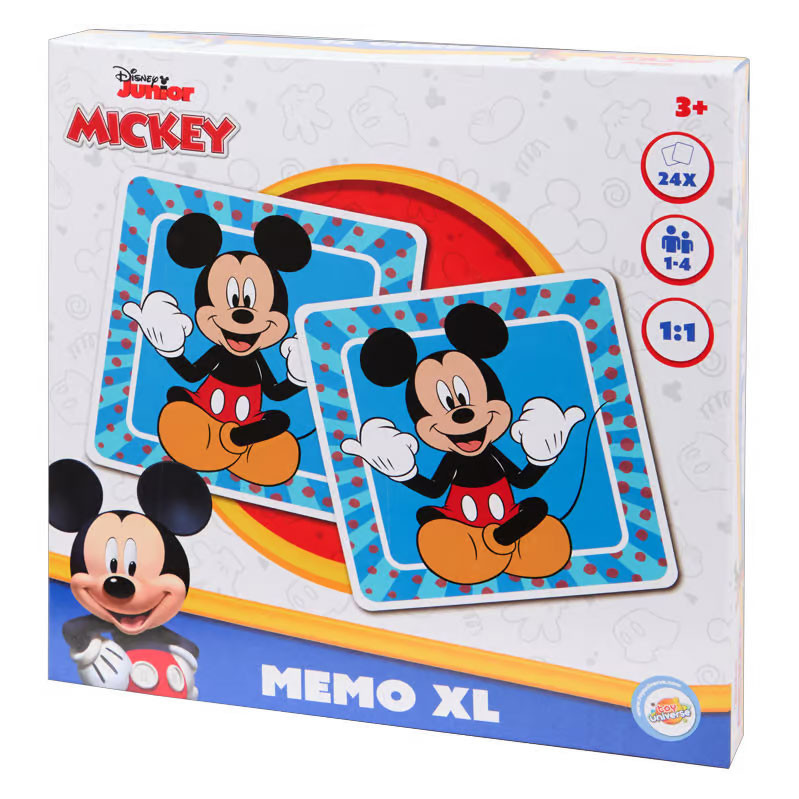 Disney Mickey Fun Παιχνίδι Μνήμης XL 24 Τεμαχίων 5884015