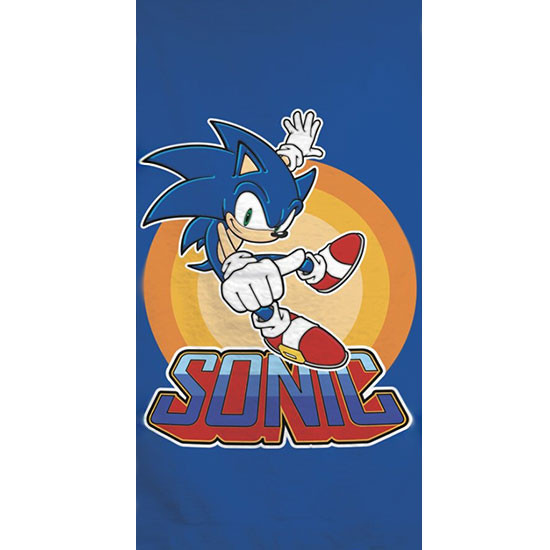 Sonic the Hedgehog Πετσέτα Μπάνιου & Θαλάσσης (Fast Dry) 100% microfiber 70×140 cm 5892600