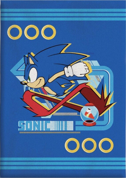 Sonic the Hedgehog Κουβέρτα Fleece 100×140 cm 5886596