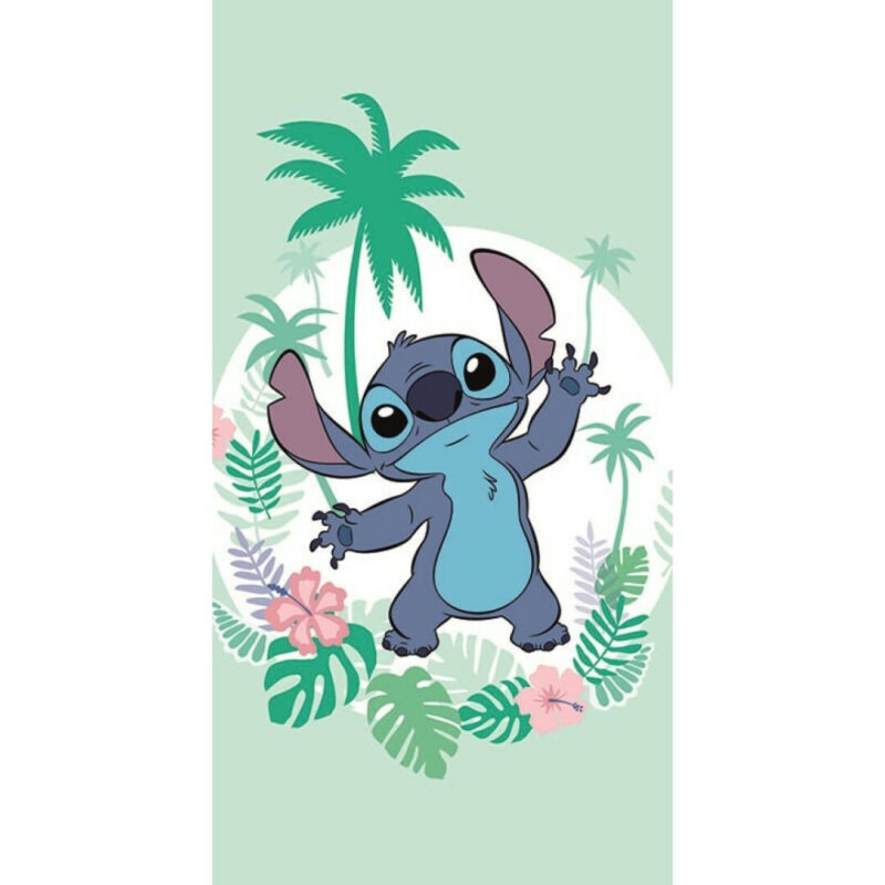 Disney Lilo & Stitch Green Πετσέτα Μπάνιου & Θαλάσσης 100% Βαμβάκι 70×140 cm 5898193