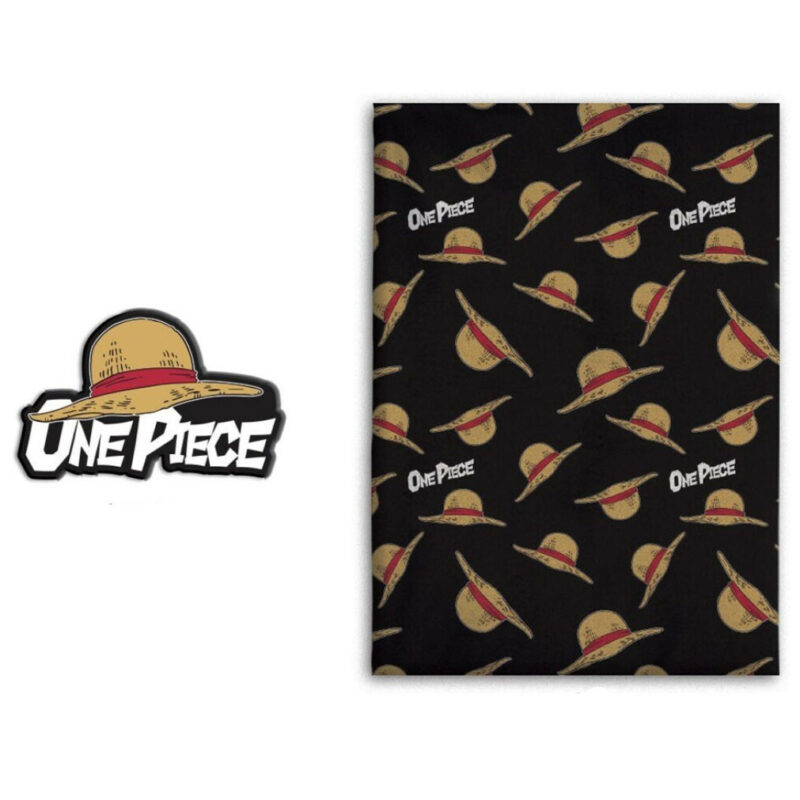One Piece Straw Hat Σετ Κουβέρτας Fleece 100×140 cm και Μαξιλαριού Ειδικού Σχήματος 21×37 cm 5881247