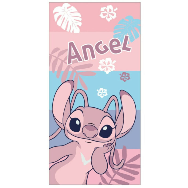 Disney Lilo & Stitch Pink Πετσέτα Μπάνιου & Θαλάσσης (Fast Dry) 100% microfiber 70×140 cm 5881253
