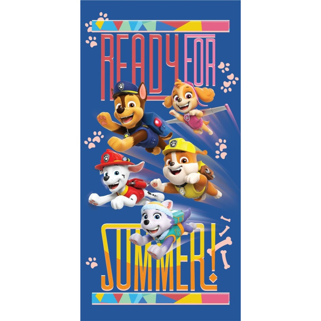Paw Patrol Πετσέτα Μπάνιου & Θαλάσσης (Fast Dry) 100% microfiber 70×140 cm