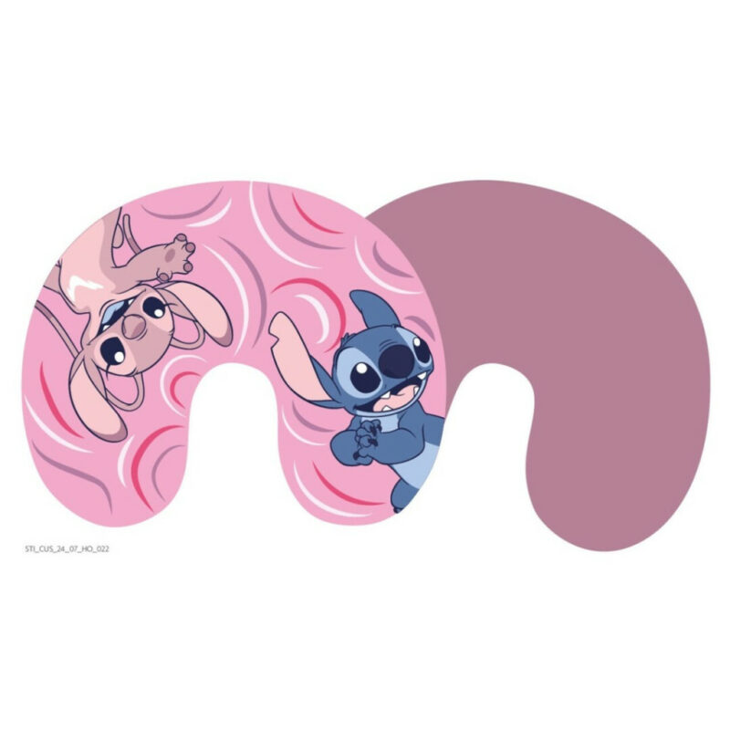 Disney Lilo and Stitch Παιδικό μαξιλάρι ταξιδίου αυχένα 35×30 cm 5881301