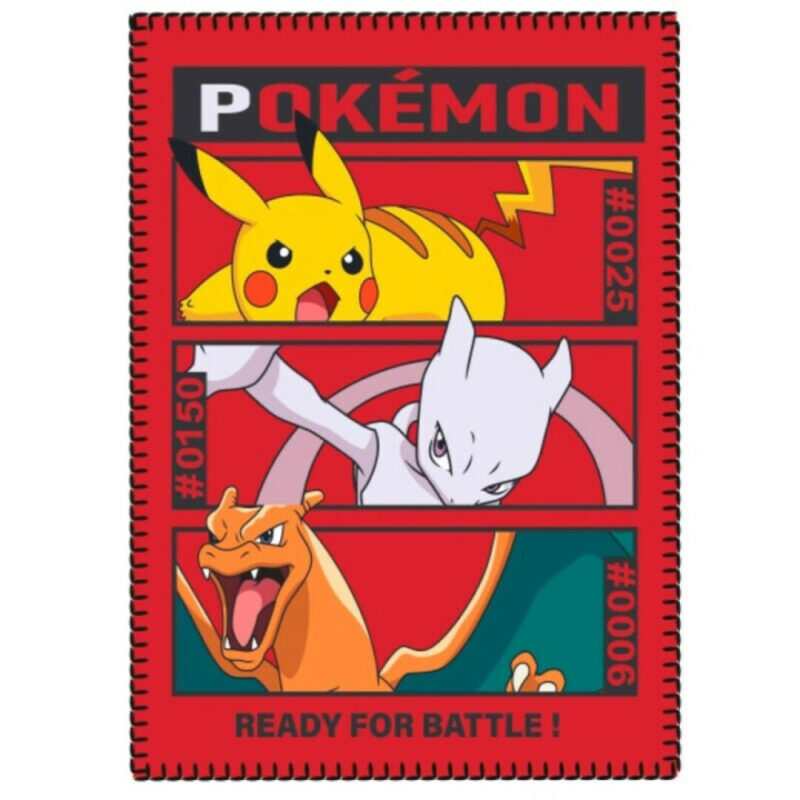Pokémon Battle Κουβέρτα Polar Fleece 100×140 cm 5873160