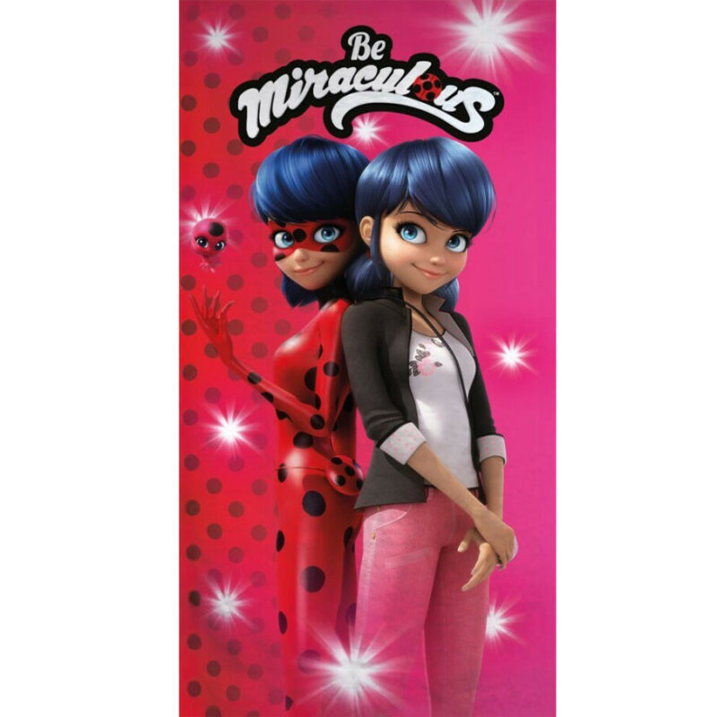 Miraculous Ladybug Secret Identity Πετσέτα Μπάνιου & Θαλάσσης (Fast Dry) 100% microfiber 70×140 cm 5881730