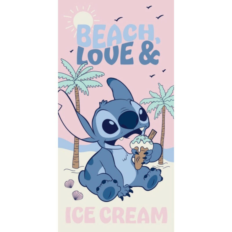 Disney Lilo & Stitch Beach Ice Cream Πετσέτα Μπάνιου & Θαλάσσης (Fast Dry) 100% microfiber 70×140 cm 5892558