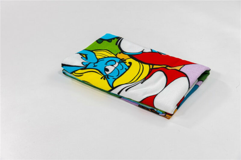 Smurfs Village Life Πετσέτα Μπάνιου & Θαλάσσης (Fast Dry) 100% microfiber 70×140 cm 5898268