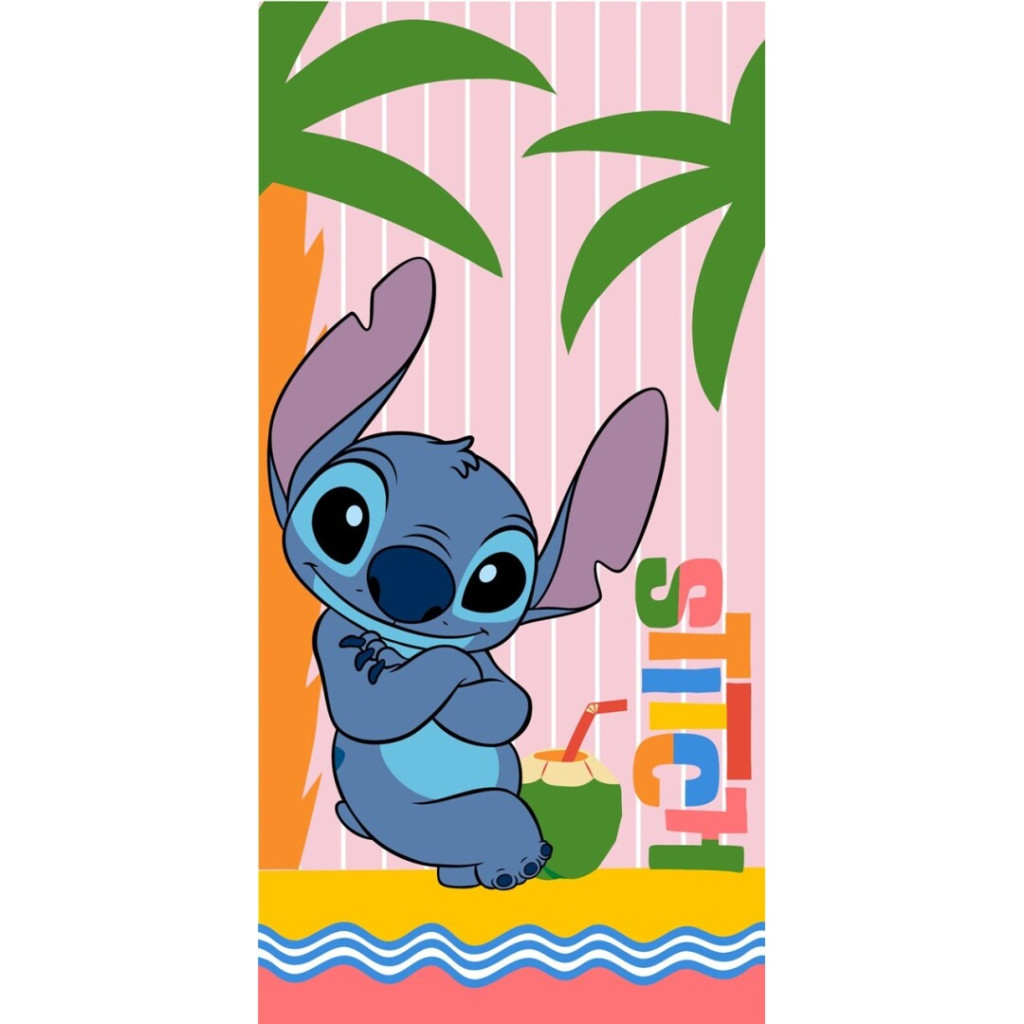 Disney Lilo & Stitch Summer Relax Πετσέτα Μπάνιου & Θαλάσσης (Fast Dry) 100% microfiber 70×140 cm