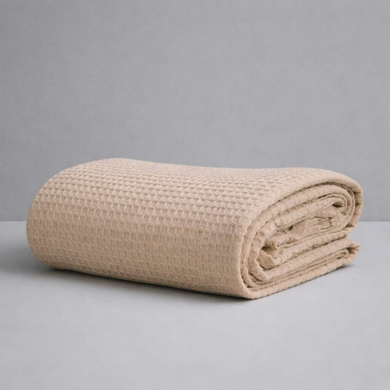 Κουβέρτα Πικέ Μονή Waffle 165χ245 Beige 5047135