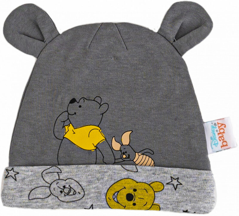 Disney Winnie the Pooh Βρεφικός σκούφος σετ 2 τεμαχίων 86/92 cm 5879599