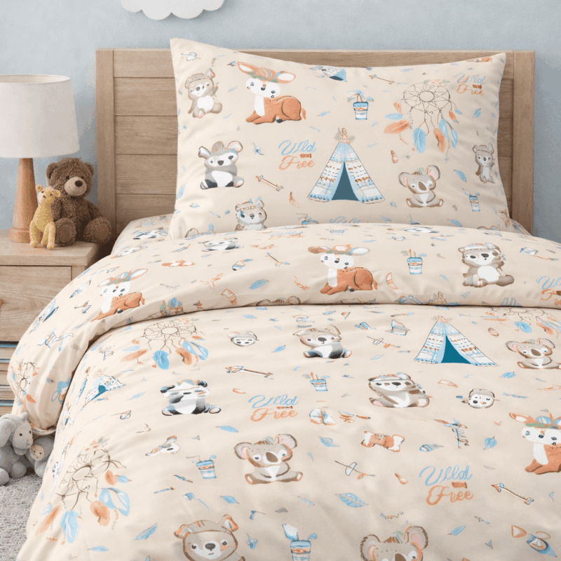 Παιδικά Σετ Σεντόνια Μονά Boho Animals 5098082