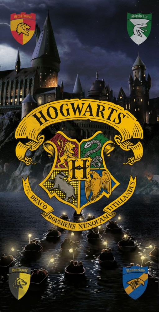 Harry Potter Πετσέτα Μπάνιου & Θαλάσσης 100% Βαμβάκι 70×140 cm 5926397