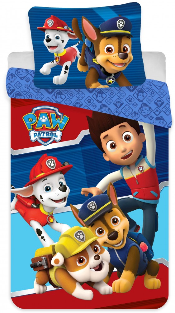 Paw Patrol Σετ Μονή Παπλωματοθήκη Polycotton 2 Τεμαχίων 140×200 και 70×90 cm 5899285