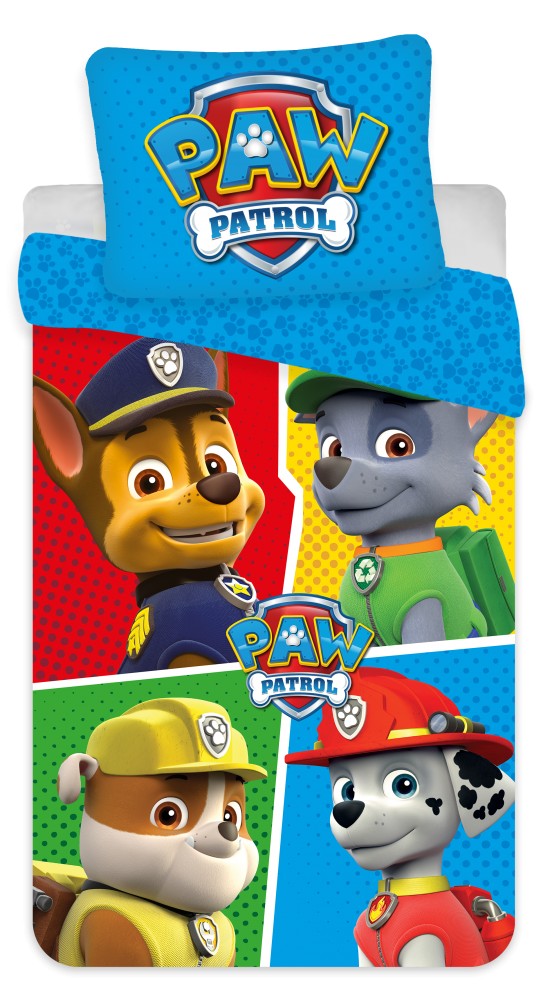 Paw Patrol Σετ Μονή Παπλωματοθήκη Polycotton 2 Τεμαχίων 140×200 και 70×90 cm 5899295