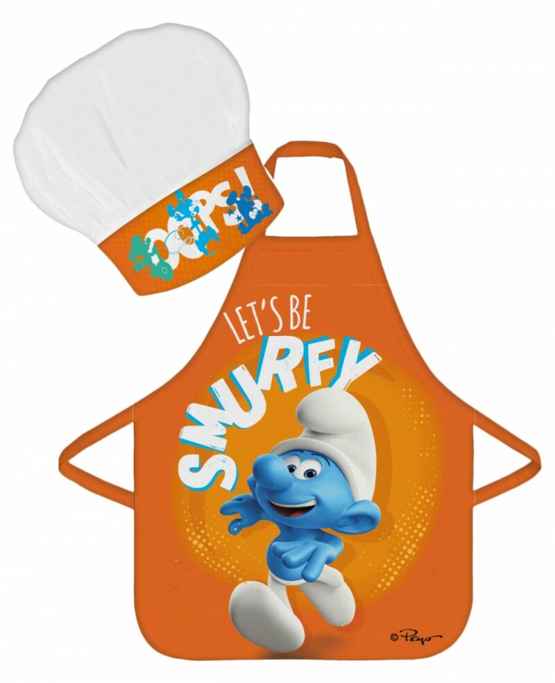 Smurfs Oops Παιδικό Σετ Ποδιάς Μαγειρικής 2 Τεμαχίων 5926606