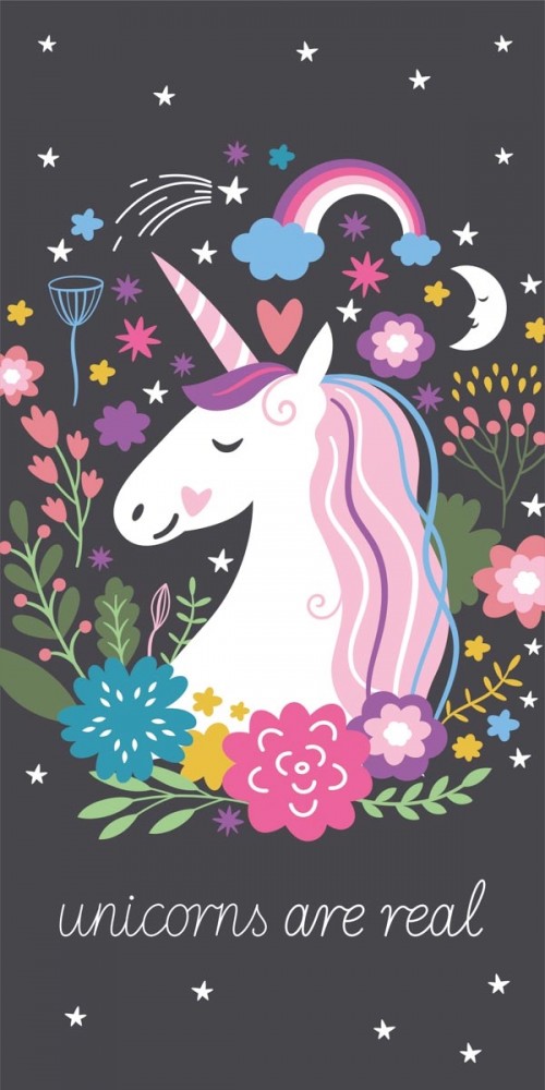 Unicorn Πετσέτα Μπάνιου & Θαλάσσης 100% Βαμβάκι 70×140 cm 5926428