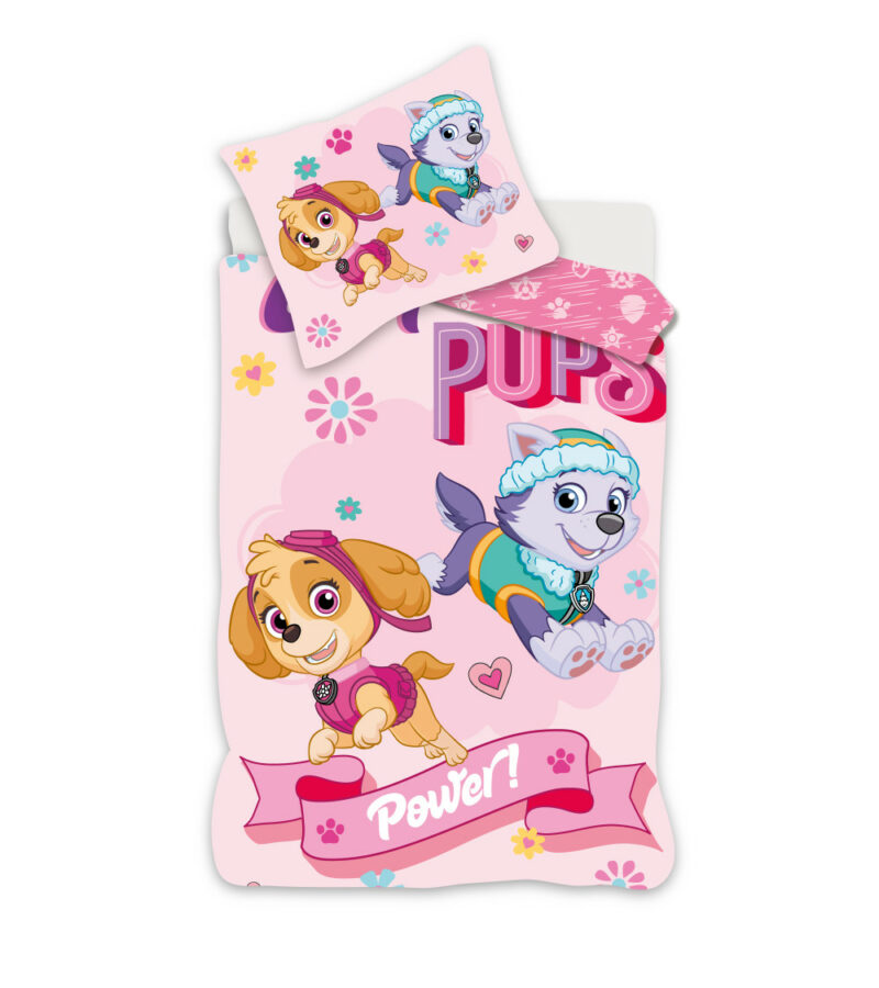 Paw Patrol Teamwork Παιδικό Βαμβακερό Σετ Παπλωματοθήκης 2 Τεμαχίων 100×135 και 40×60 cm 5926566