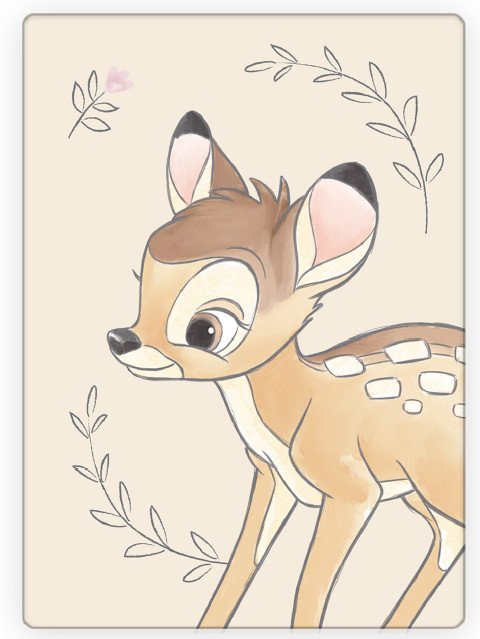 Disney Bambi Κουβέρτα Fleece 100×140 cm 5897381