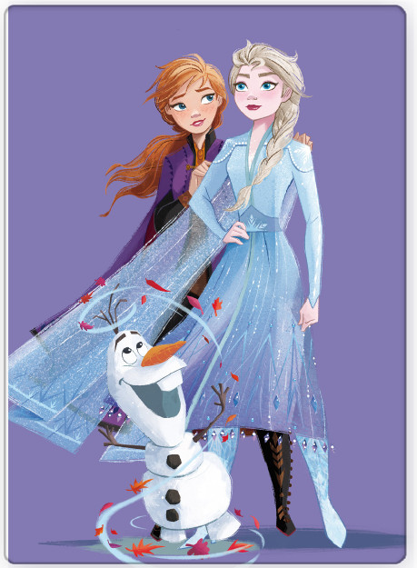 Disney Frozen Purple Κουβέρτα Fleece 100×140 cm 5897387
