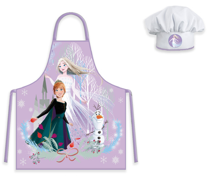 Disney Frozen Purple Autumn Παιδικό Σετ Ποδιάς Μαγειρικής 2 Τεμαχίων Μεγέθη 3 έως 8 ετών 5897735