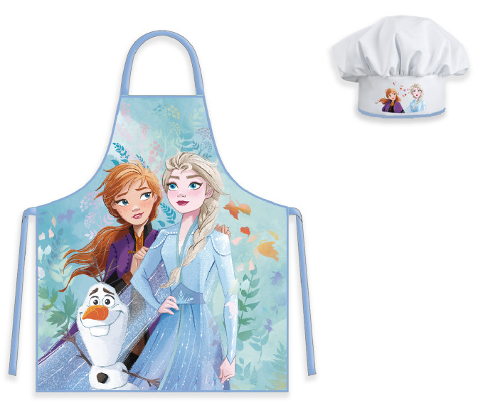 Disney Frozen Breeze Παιδικό Σετ Ποδιάς Μαγειρικής 2 Τεμαχίων Μεγέθη 3 έως 8 ετών 5897726
